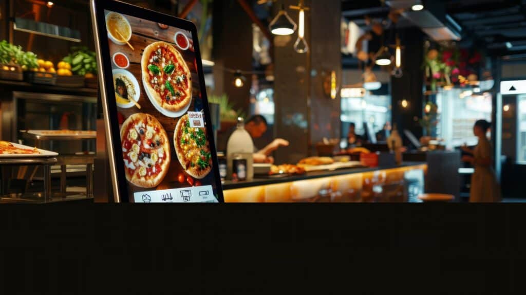 digital signage display for Restaurants